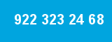 922 323 24 68 922 323 24 68